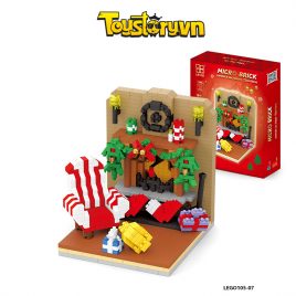 Đồ chơi lắp ráp Micro Brick Ông già Noel LEGO105