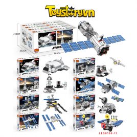 Đồ chơi Lắp Ráp Tàu Vũ Trụ, Tên Lửa, Vệ Tinh cho bé 6 tuổi LEGO108