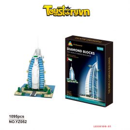 Mô hình 3D lắp ráp khách sạn Burj Al Arab
