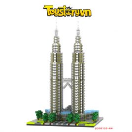 Mô hình lắp ghép Tháp đôi Petronas