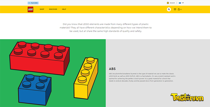 Nhựa ABS đồ chơi Lego