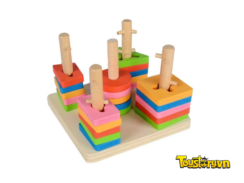 Đồ chơi Thả Cọc Gỗ cho bé