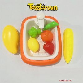 Đồ chơi nhà bếp Bánh Bamburger, Pizza, Bánh Bao, Trái cây DCNB101