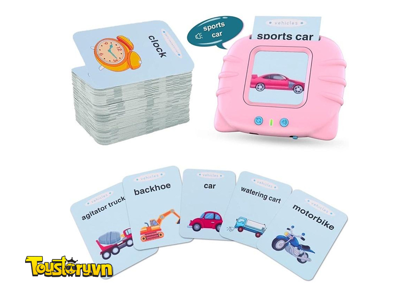 Máy đọc thẻ song ngữ Anh - Việt cho bé 