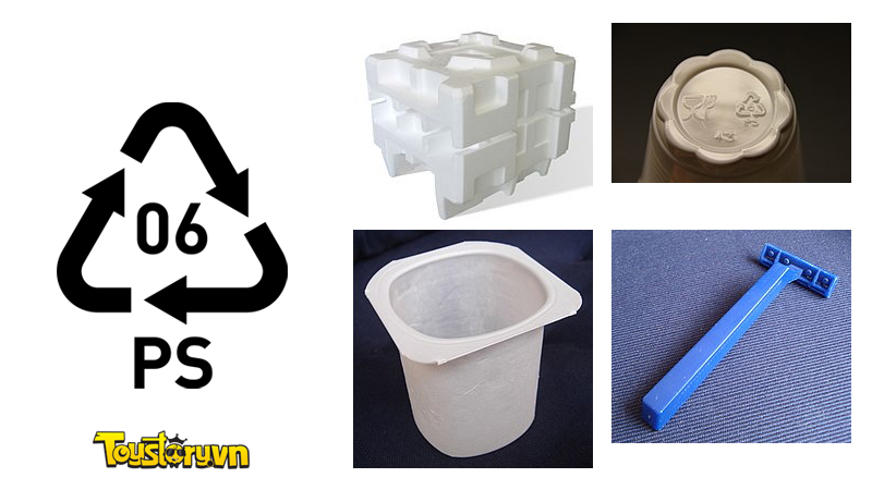 Nhóm nhựa số 6: Nhựa PS