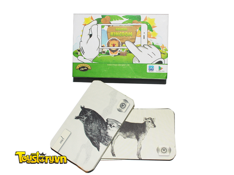Thẻ học tiếng Anh 3D Animal Kingdom