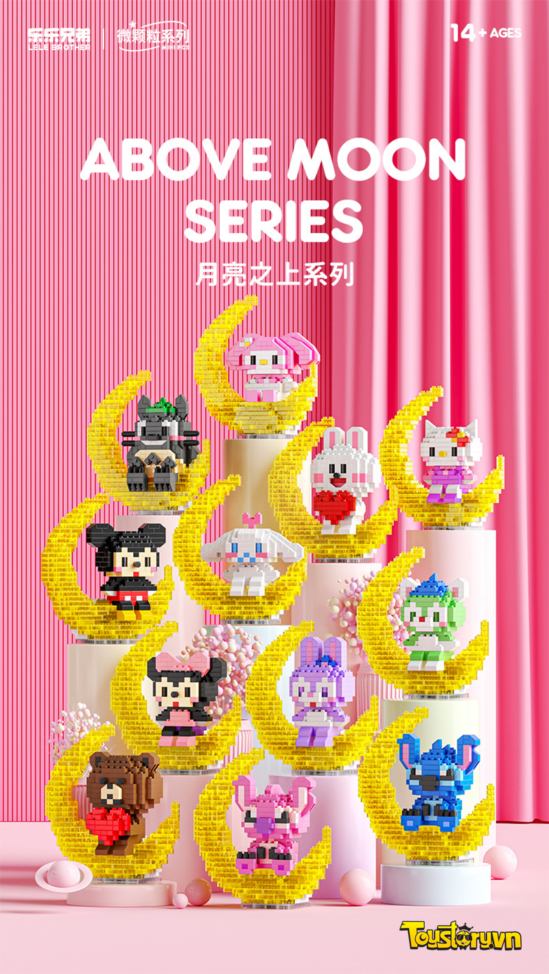 Đồ chơi lắp ráp Non-Lego Mini Mèo Con LaLa phát sáng LEGOW2234