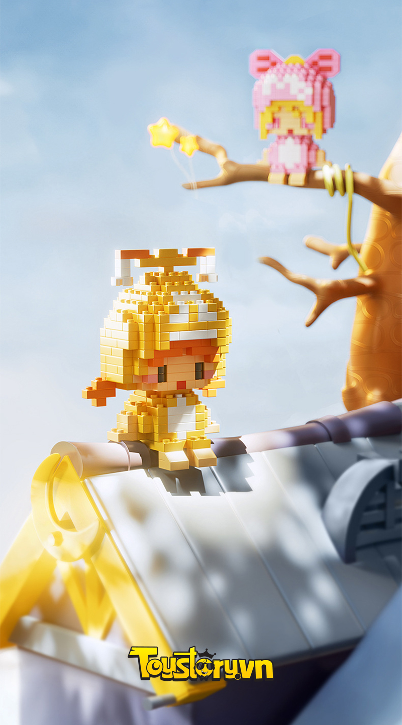 Lego 12 Cung Hoàng Đạo Mini – Cung Thiên Bình có đèn LED phát sáng 412PCS 10,6cm LEGOZODIACW2257