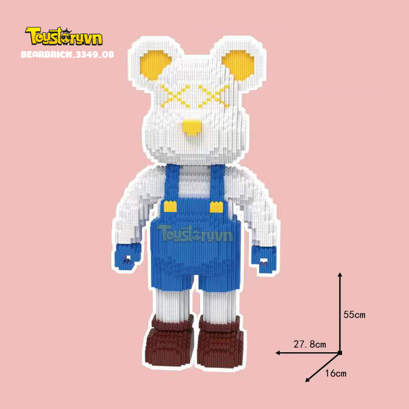 Mẫu Lego Gấu Bearbrick 55cm đẹp