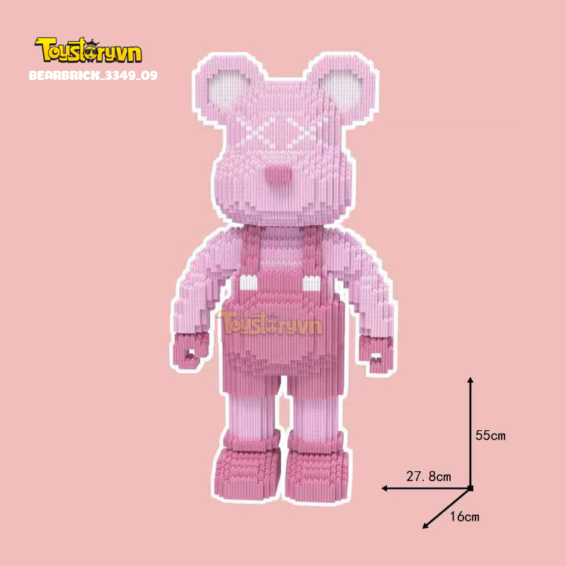 Mẫu Lego Gấu Bearbrick 55cm đẹp