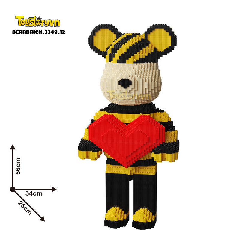 Mẫu Lego Gấu Bearbrick 55cm đẹp