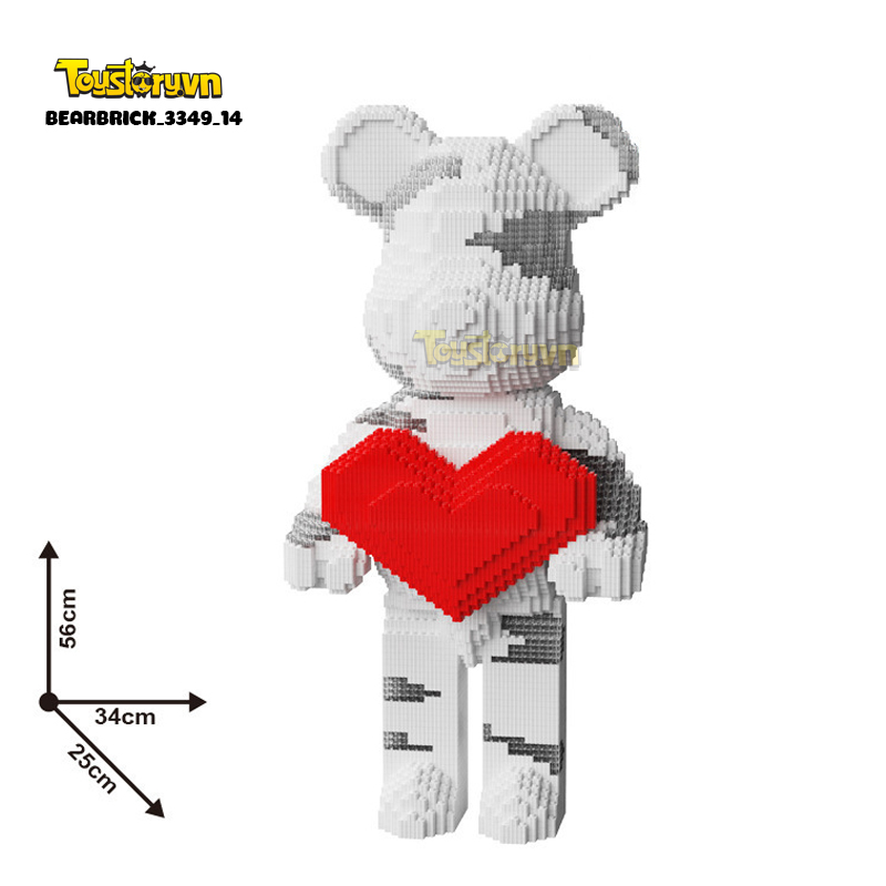Mẫu Lego Gấu Bearbrick 55cm đẹp