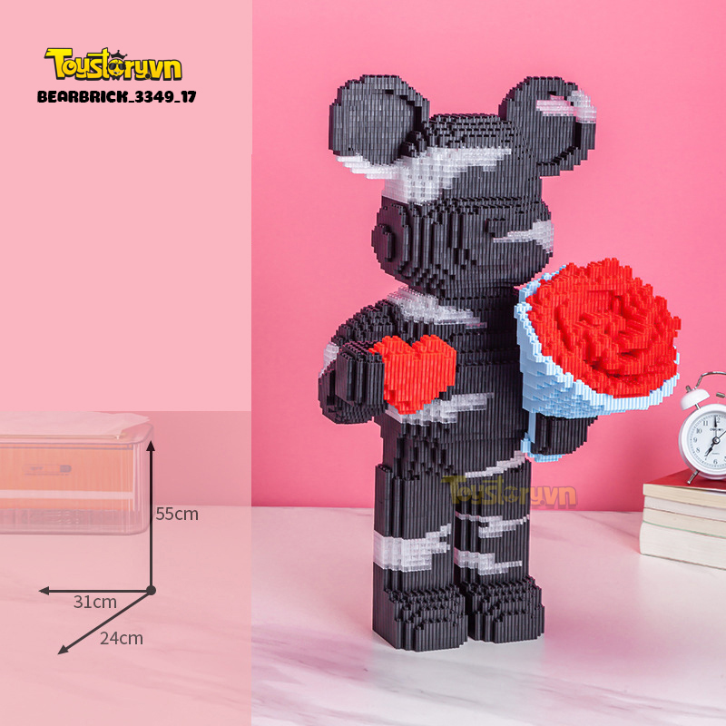 Mẫu Lego Gấu Bearbrick 55cm đẹp