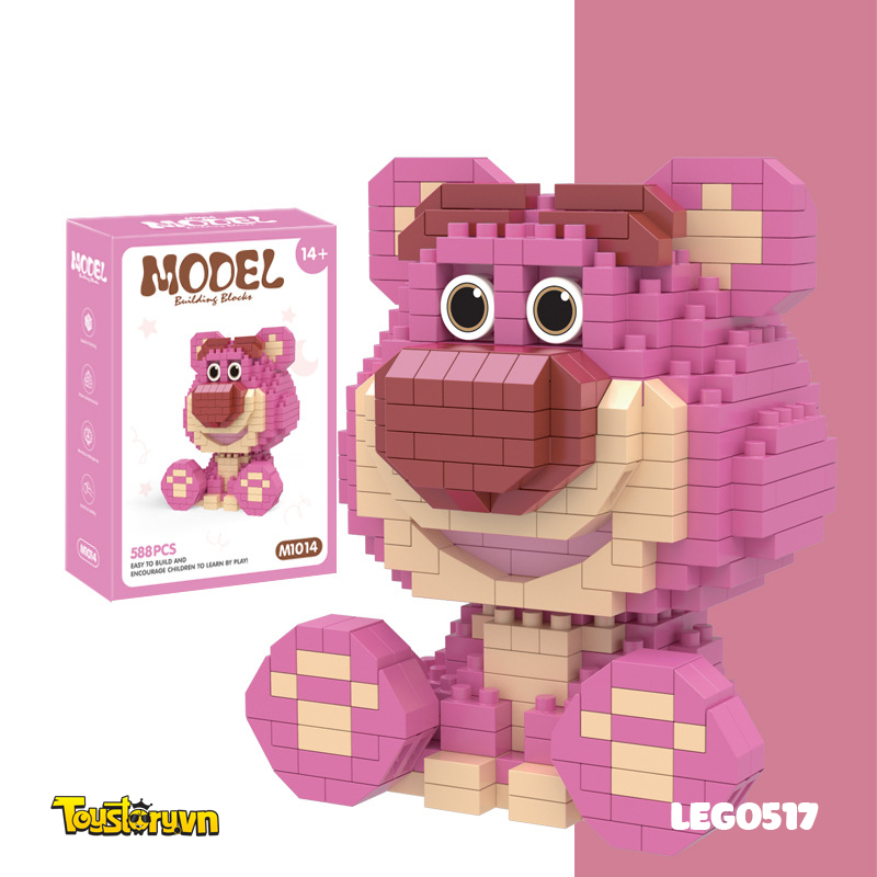 MẪU LEGO517 (Gấu Dâu Lotso)