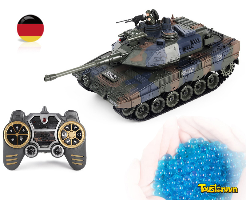 Xe tăng điều khiển từ xa bắn đạn
