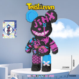 Lego Gấu BearBrick JinX 45cm Chú Gấu Ma quái được yêu thích Full Box Size Lớn Tặng kèm Búa - LEGOXINZBR1755