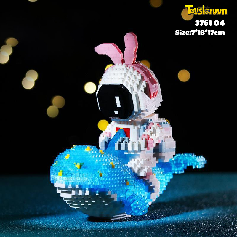 Lego Phi Hành Gia Ngồi trên Cá Voi có LED Phát sáng (3761 04)