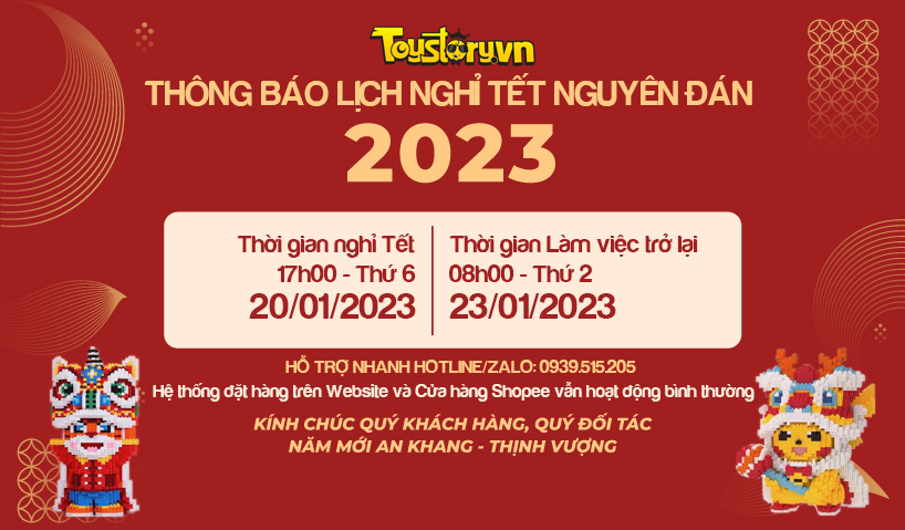 Lịch nghỉ Tết Toystory.vn