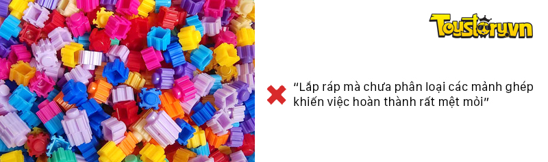 Lắp ráp ngay mà không cần phân loại