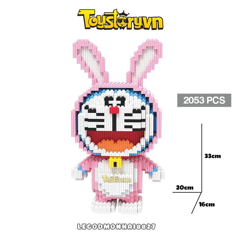 Lego Doraemon 33cm LEGODMONHAI8827