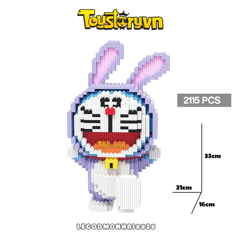 Lego Doraemon 33cm LEGODMONHAI8828