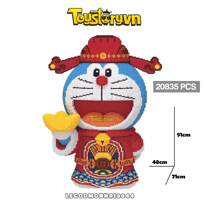 Lego Doraemon 91cm LEGODMONHAI8844