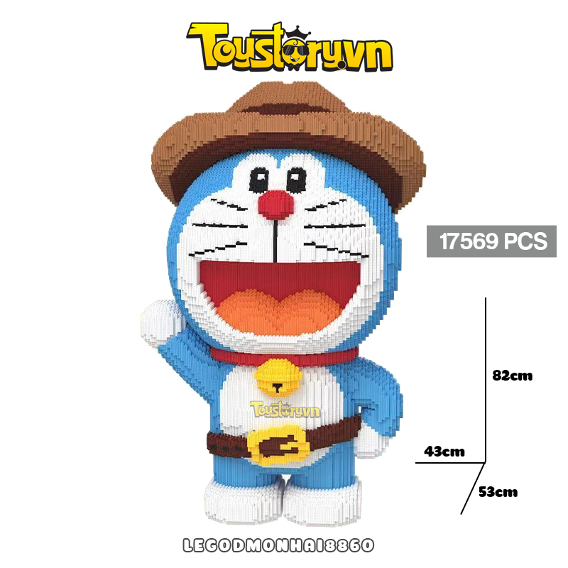 Lego Doraemon 82cm LEGODMONHAI8860