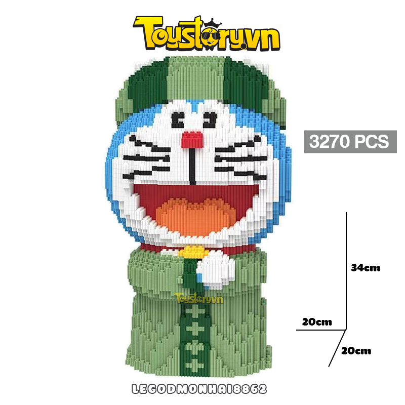 Lego Doraemon 34cm LEGODMONHAI8862