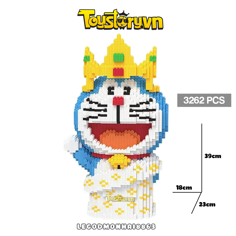 Lego Doraemon 39cm LEGODMONHAI8863