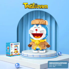 Lego Doraemon mini 15cm Doraemon mặc áo khoác đông LEGOMONBALODY16134