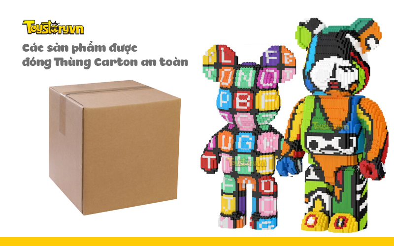 Các sản phẩm được đóng thùng carton vận chuyển an toàn