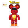 Đồ chơi thông minh Lego Bearbrick 55cm màu đỏ cực đẹp hãng Haicaipin LEGOHAIBR59070