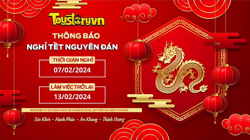 Thông báo lịch nghỉ Tết nguyên đán 2024 Toystory.vn
